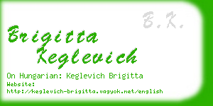 brigitta keglevich business card